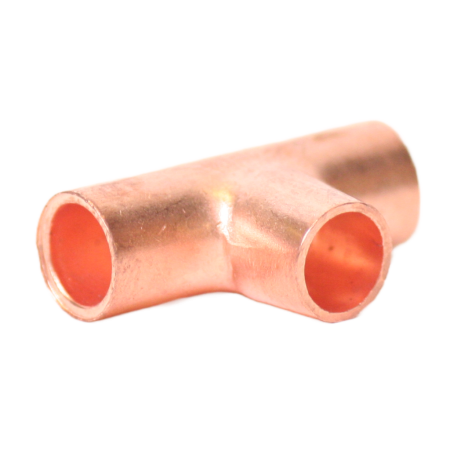 Copper Equal Tee 1/4