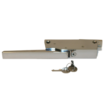 Chrome Lockable Latch