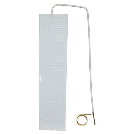 Evaporator Rollbond 805mm x 180mm x 1.5mm with capillary