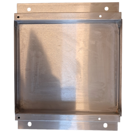 Condensate stainless steel re-evaporation made-to-measure tray